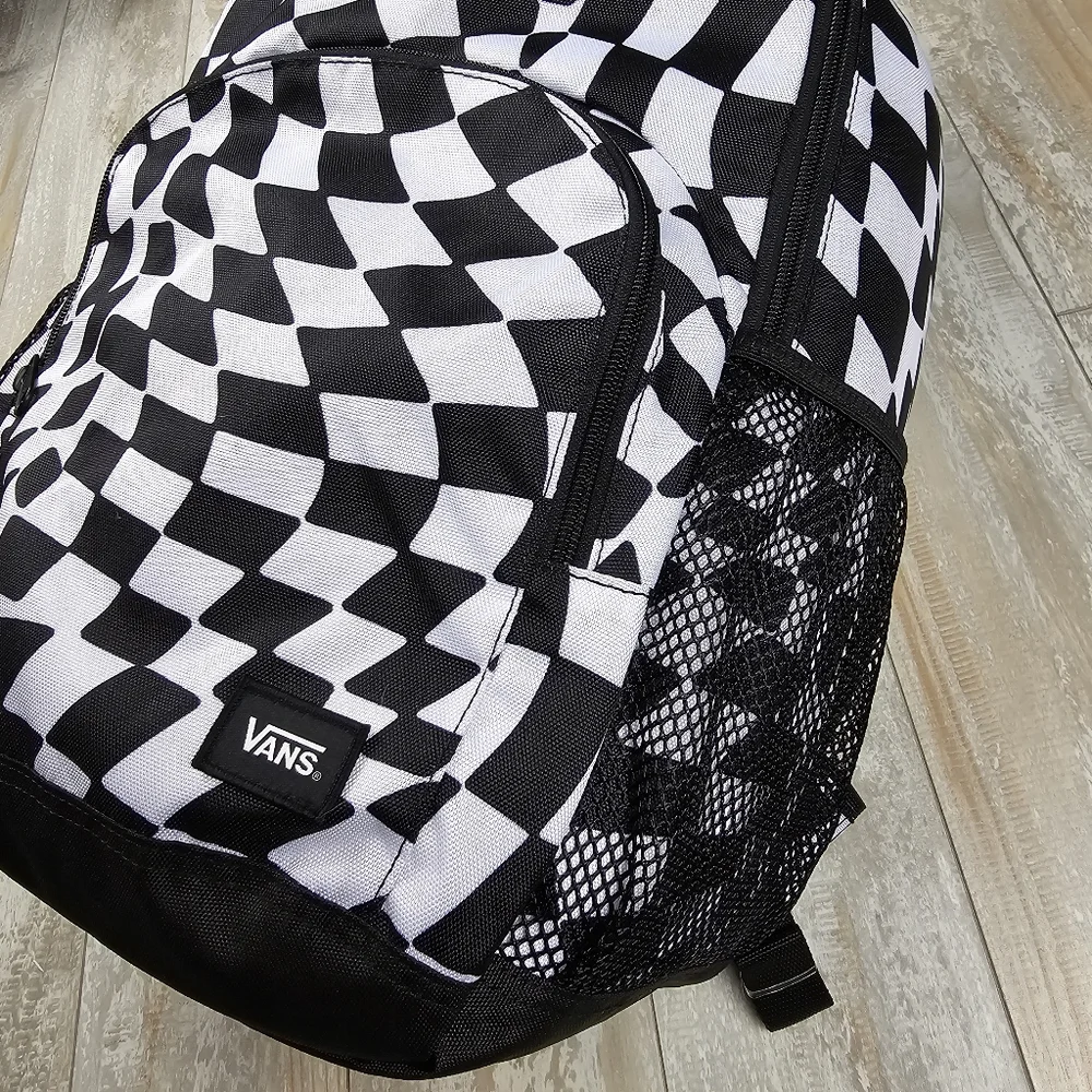 Vans Alumni Wavy Check Backpack